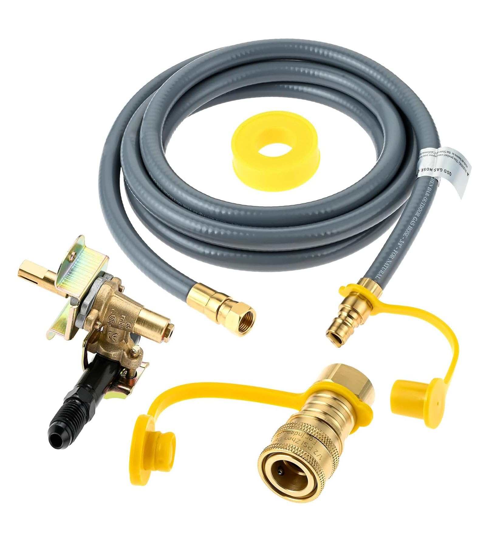 Amazon.com : Aupoko 10 FT 3/8' ID Natural Gas Hose, Low Pressure